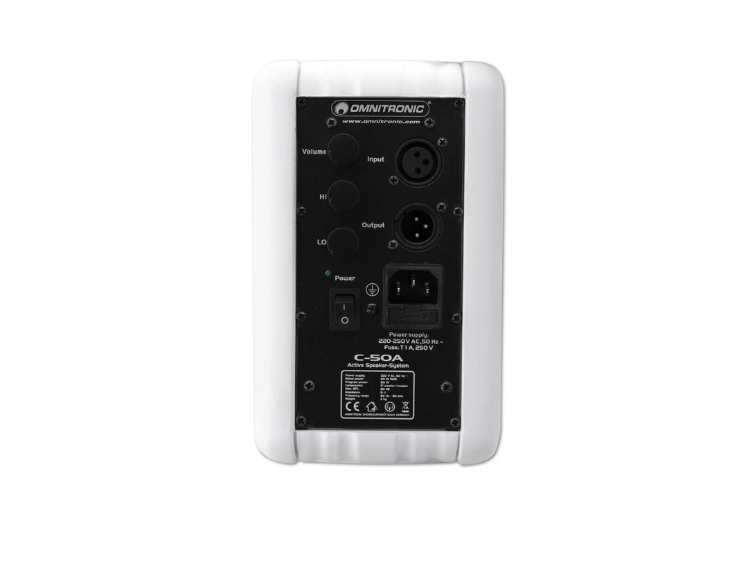 OMNITRONIC C-50A activo blanco 2x