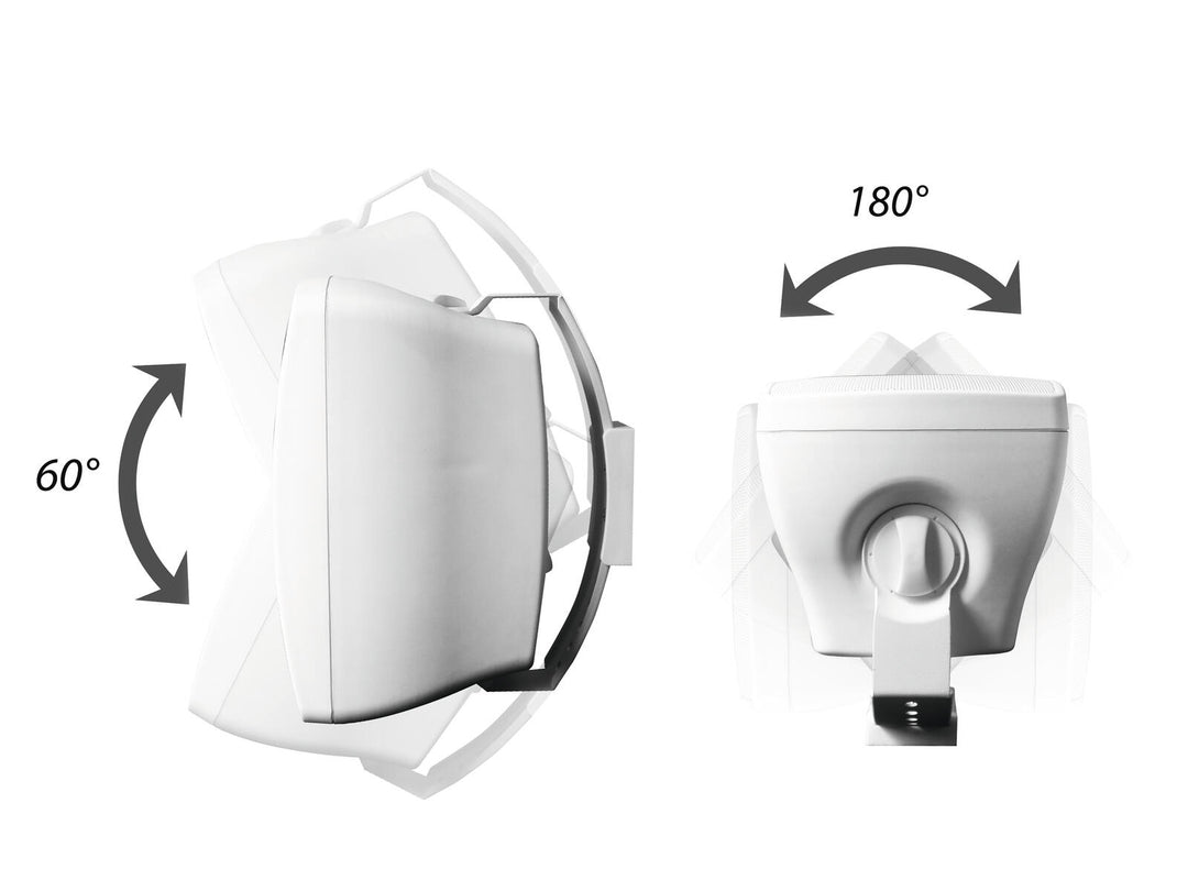 OMNITRONIC OD-8 Altavoz de pared 8Ohm negro 2x