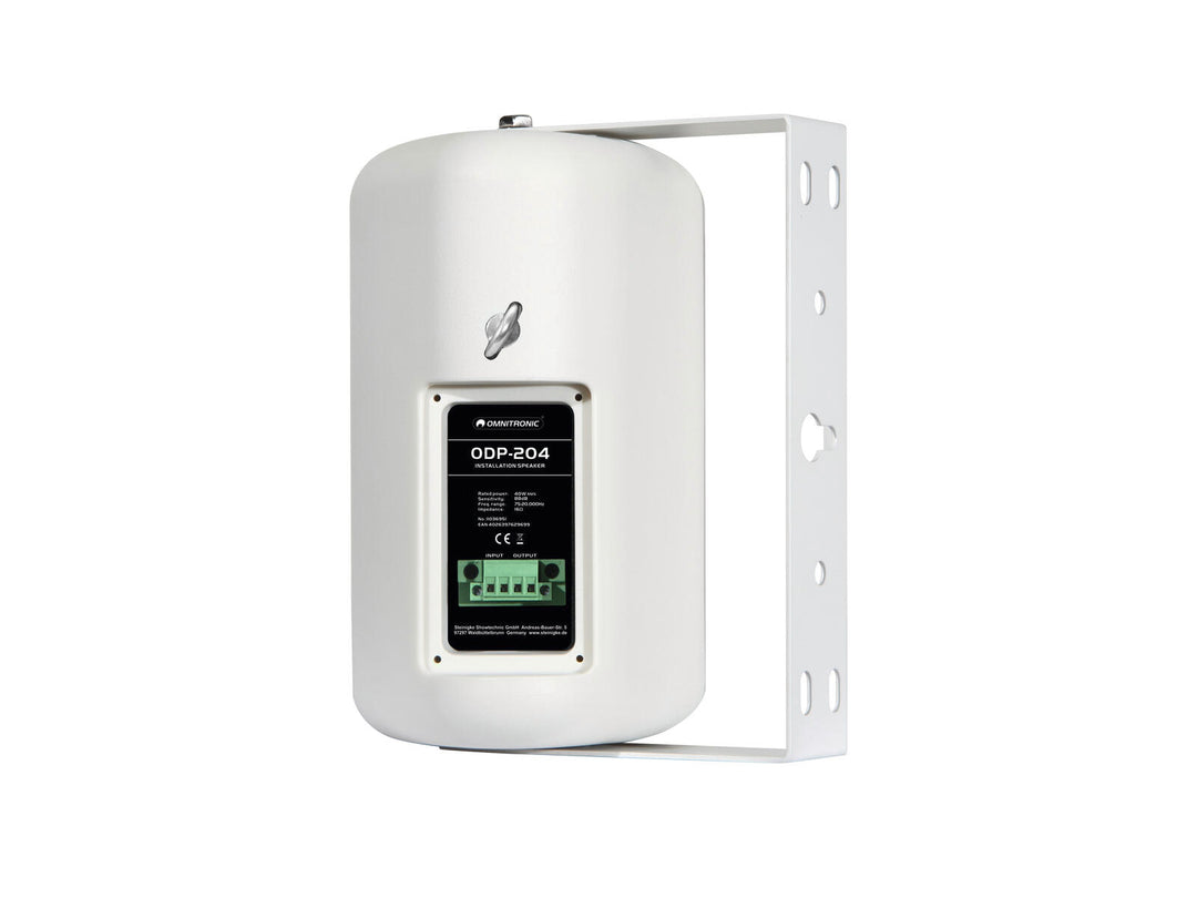 OMNITRONIC ODP-204 Altavoz de instalación 16 ohms blanco 2x