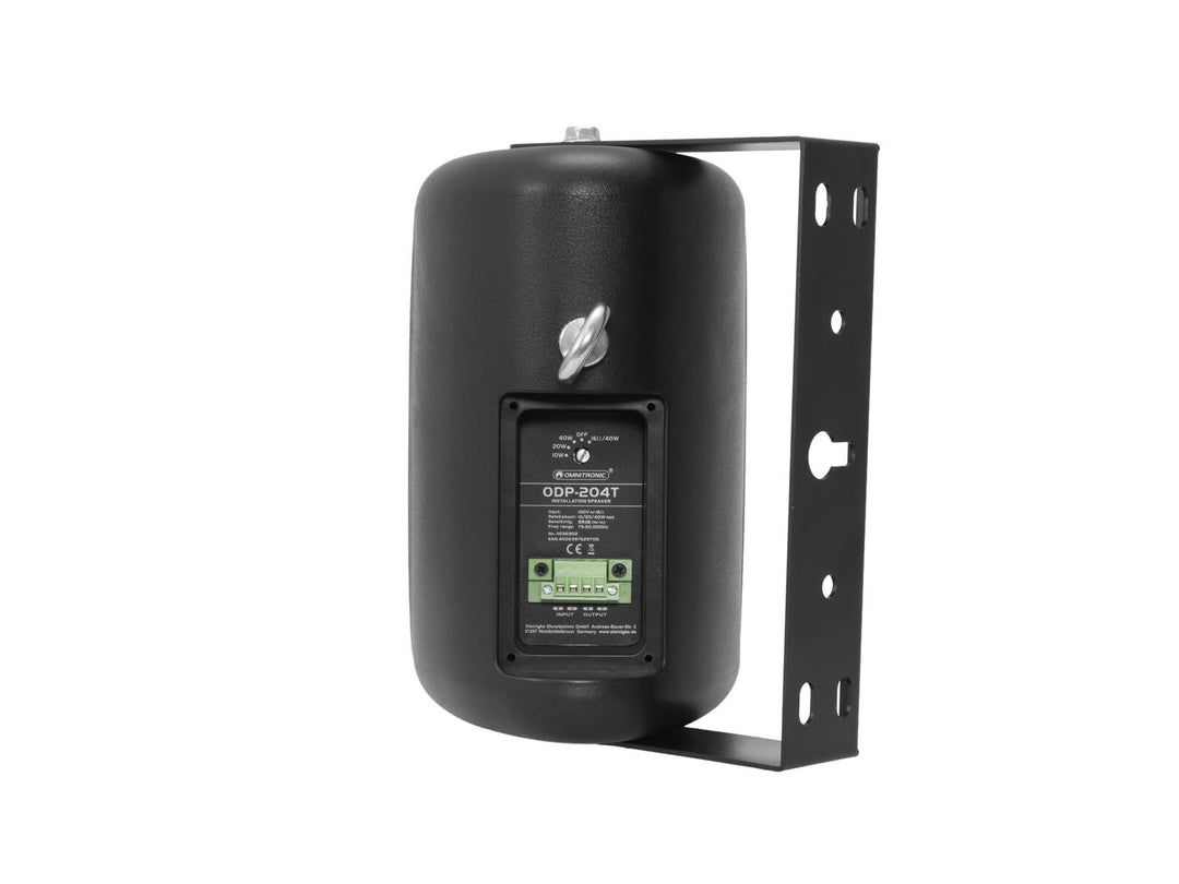 OMNITRONIC ODP-204T Altavoz de instalación 100V negro 2x