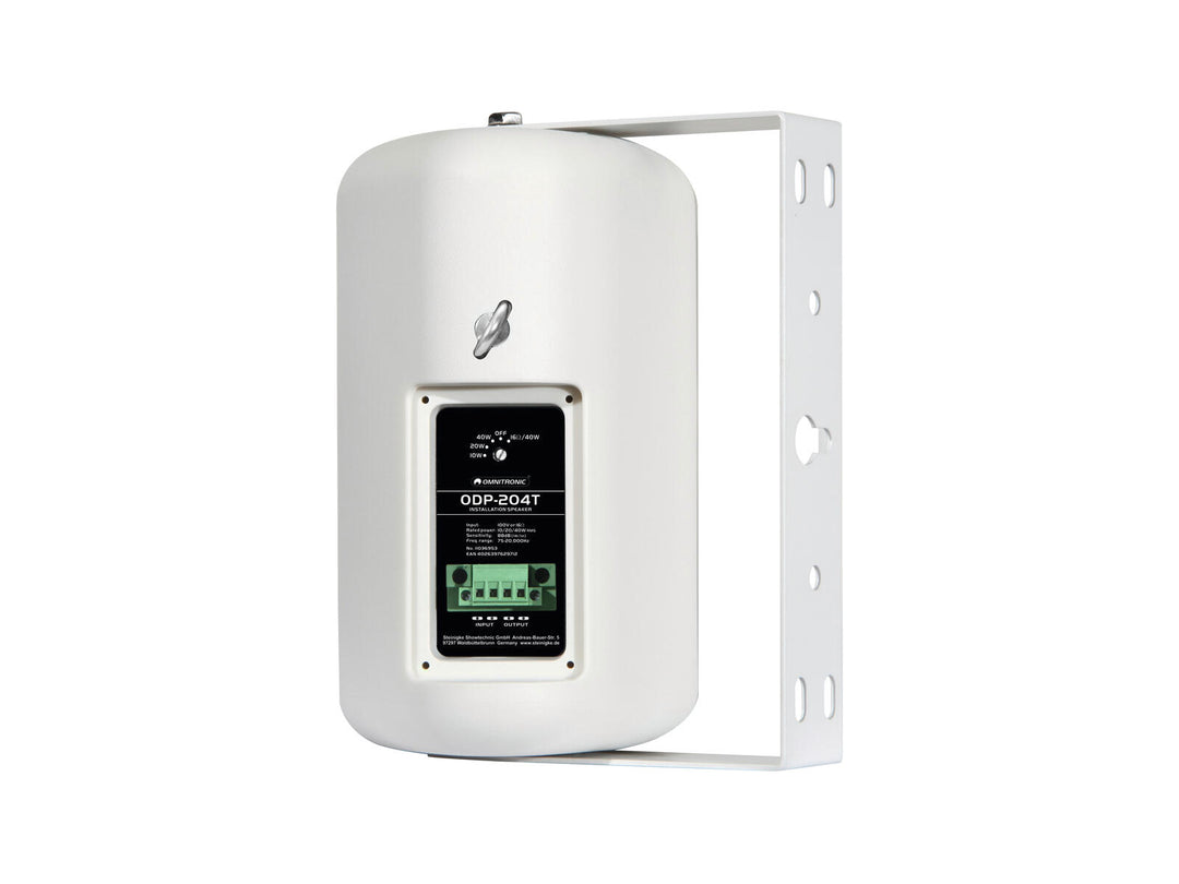 OMNITRONIC ODP-204T Altavoz de instalación 100V blanco 2x