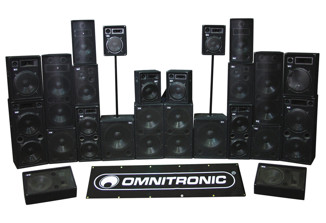 OMNITRONIC DX-1022 Altavoz de 3 vías 400 W