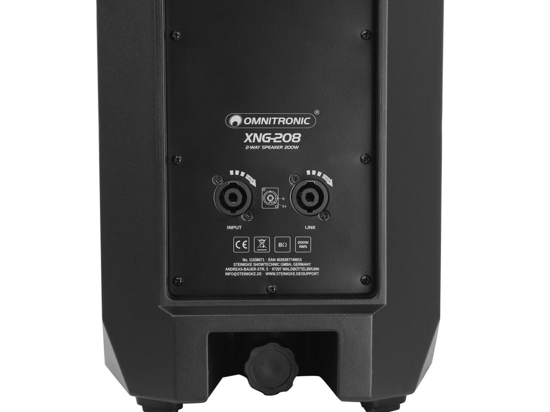 OMNITRONIC XNG-208 altavoz de 2 vías 8"