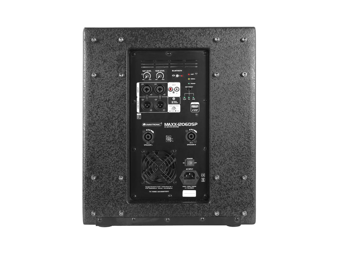 OMNITRONIC MAXX-1206DSP sistema activo 2.1