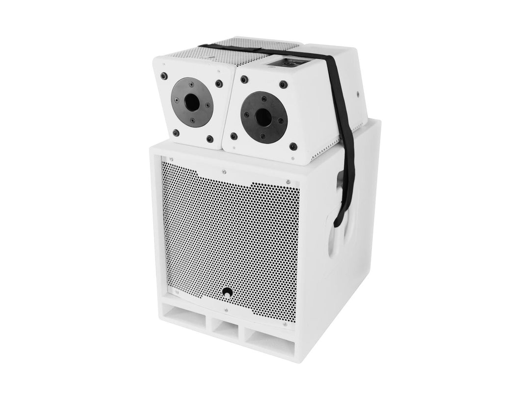 OMNITRONIC MAXX-1206DSP sistema activo 2.1 blanco