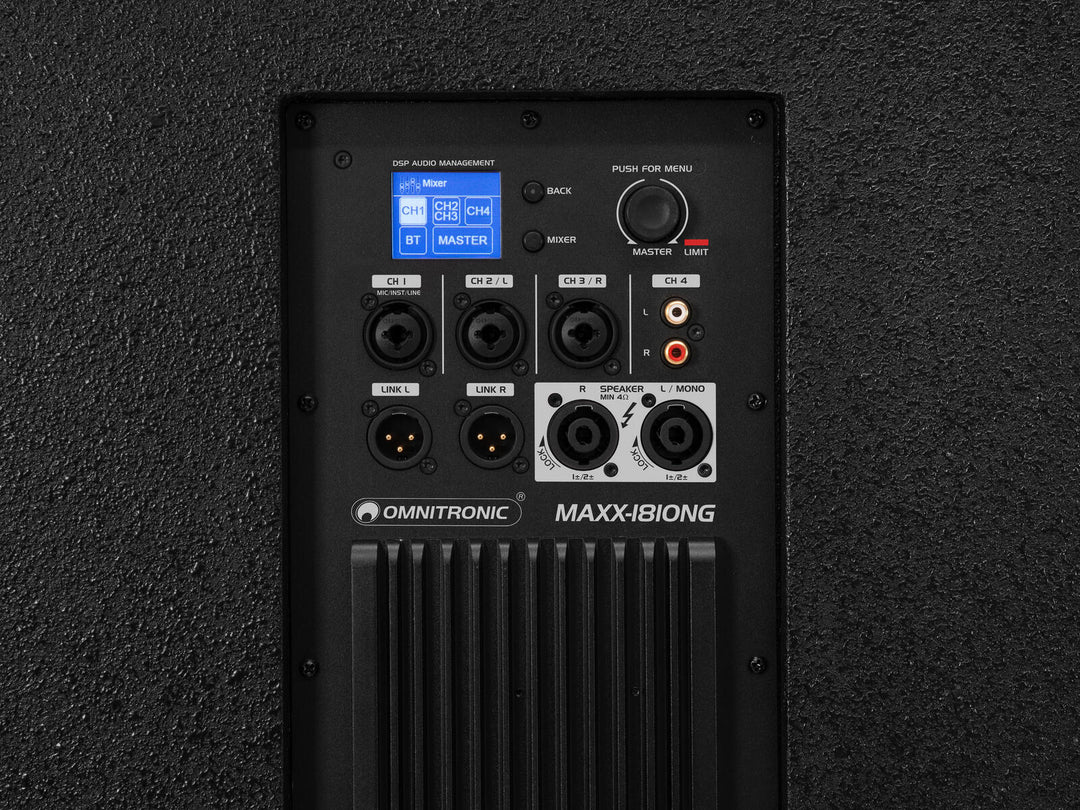 OMNITRONIC MAXX-1810NG sistema activo 2.1