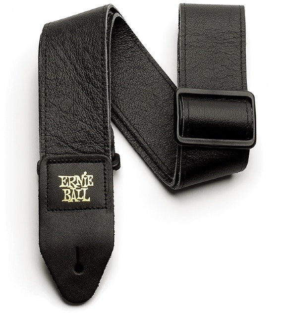 Ernie Ball EB-4134 Correa de piel italiana Black