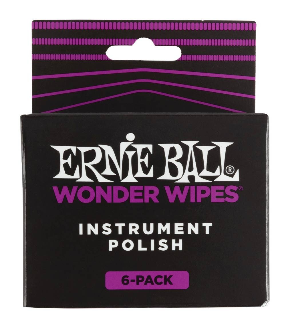 Ernie Ball EB-4278 Wonder Wipes, pulimento. 6 Pack