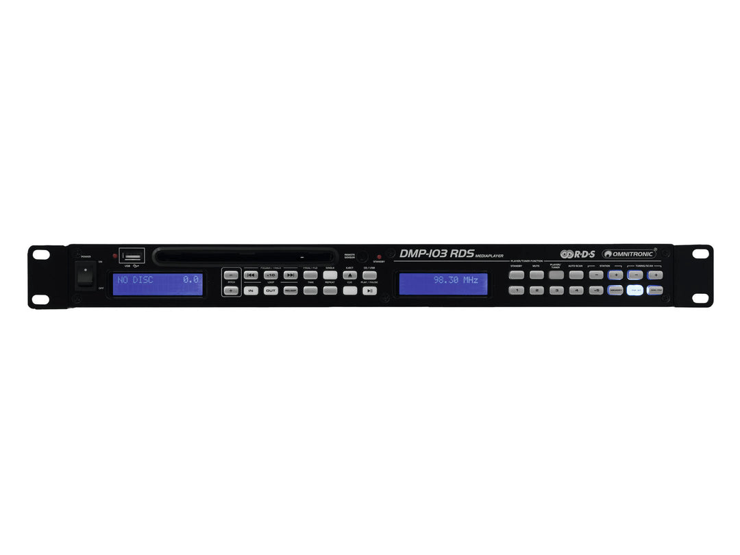 OMNITRONIC DMP-103RDS reproductor multimedia