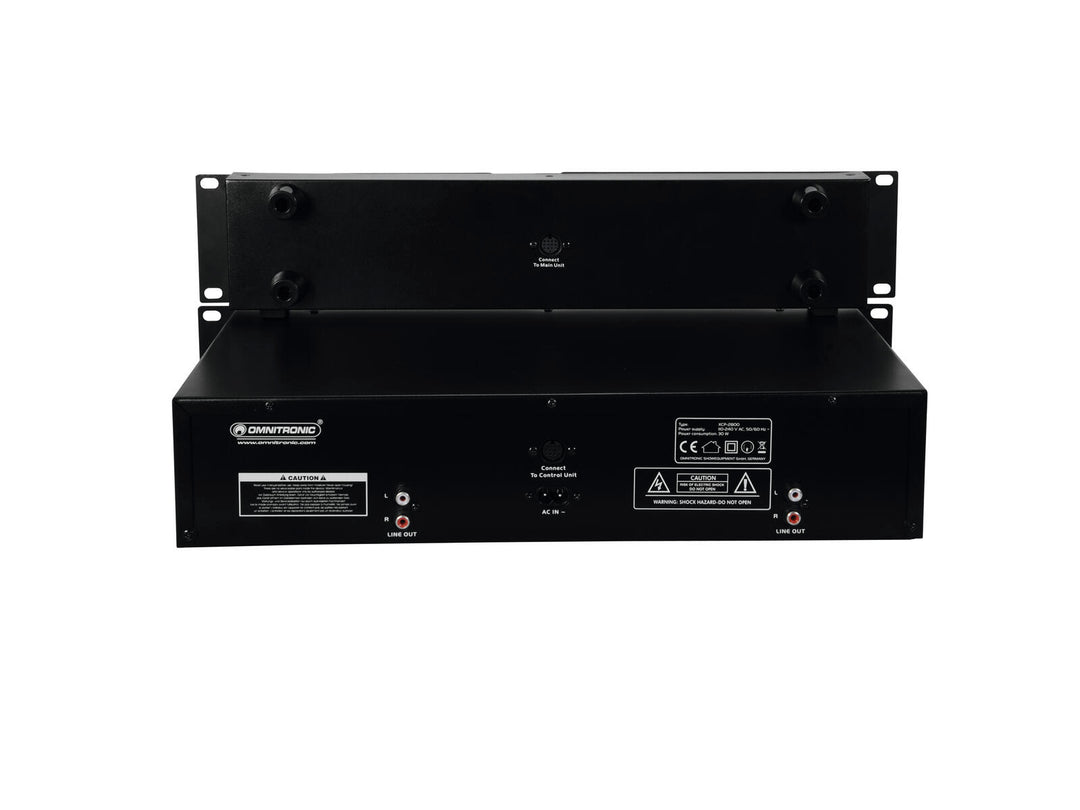 OMNITRONIC XCP-2800 Reproductor de CD doble