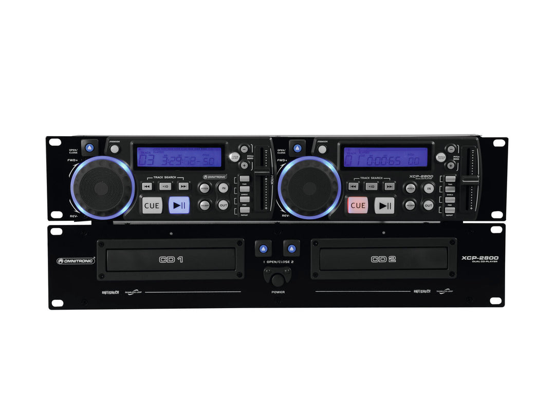 OMNITRONIC XCP-2800 Reproductor de CD doble