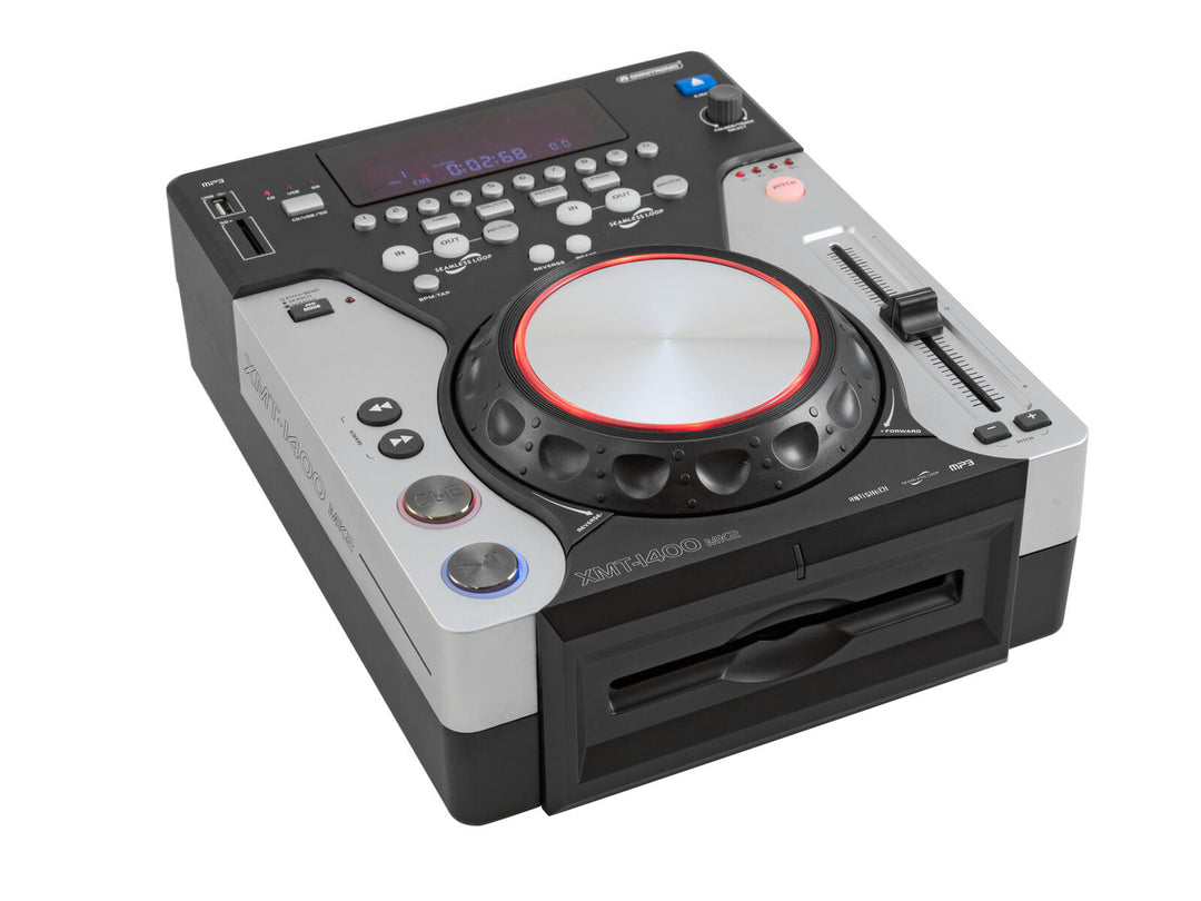 OMNITRONIC XMT-1400 MK2 Reproductor de CD de sobremesa