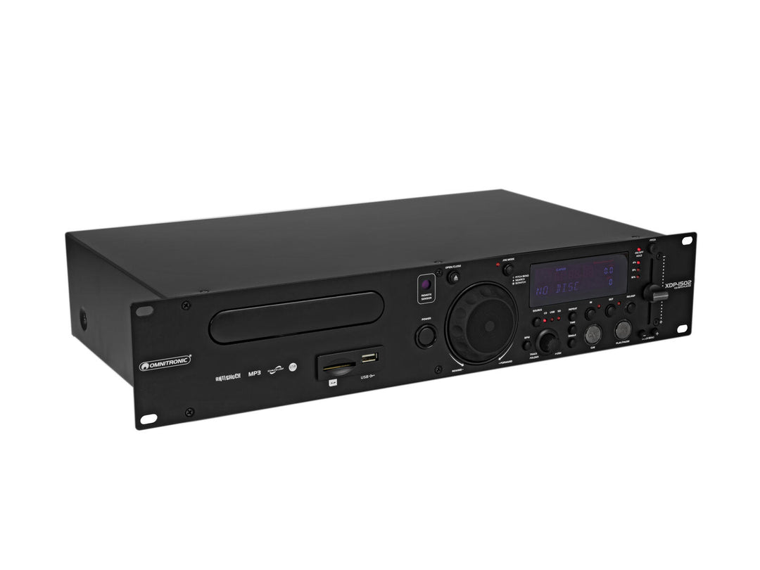 OMNITRONIC Reproductor de CD/MP3 XDP-1502