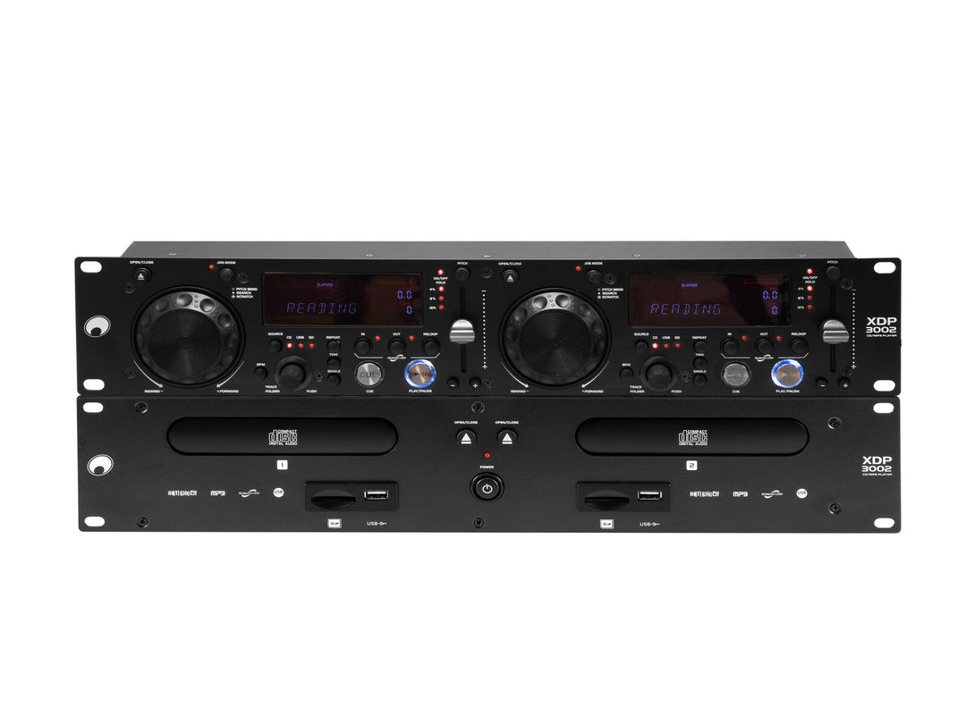 Reproductor dual de CD/MP3 OMNITRONIC XDP-3002