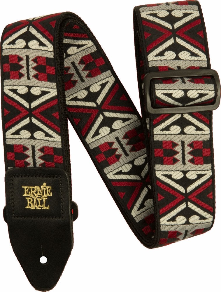 Ernie Ball 5339 Primal Red, correa jacquard