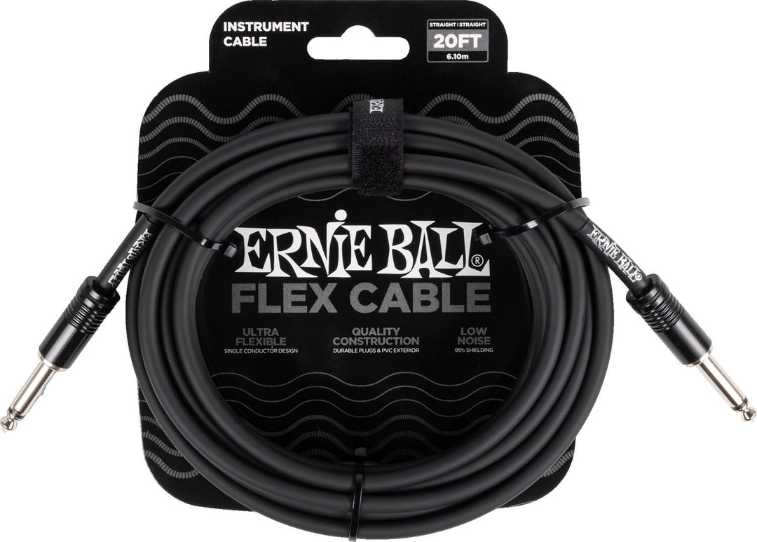 Ernie Ball 6435 FLEX Cable de Instrumento 6m - Black