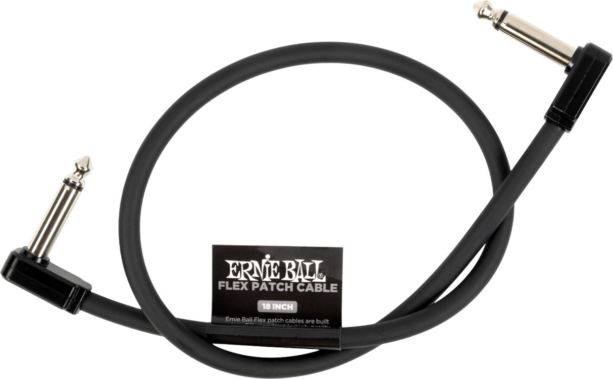 Ernie Ball 6441 Cable patch Flex Black 45cm