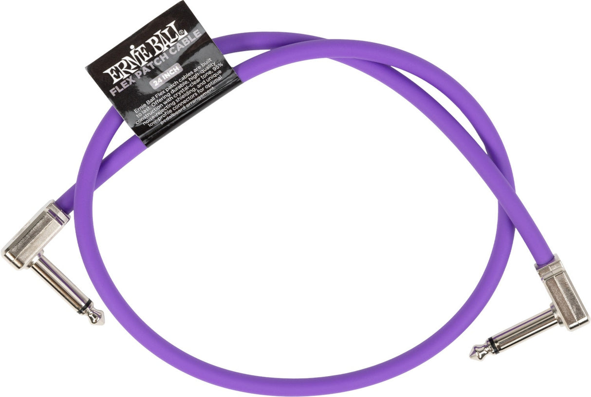 Ernie Ball 6450 Cable patch Flex Morado 61cm