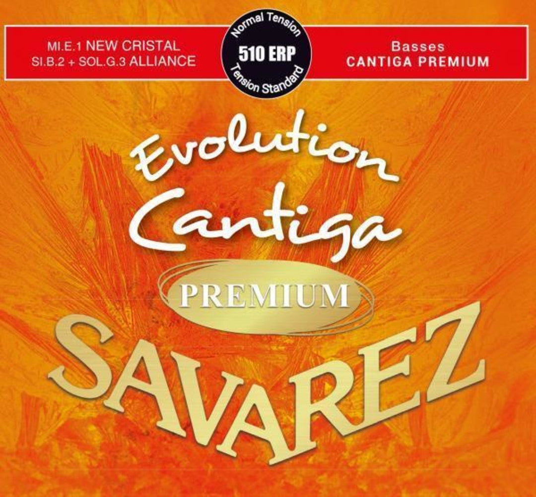 Savarez cuerdas para guitarra clásica Evolution Cantiga Premium - Juego 510ERP (normal/medium)