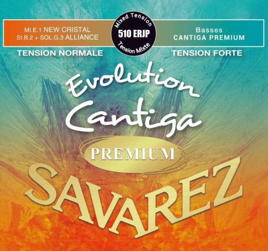 Cuerdas Savarez para guitarras clásicas Evolution Cantiga Premium - Set 510ERJP (mixto)