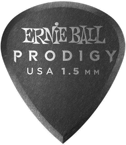 Ernie Ball EB-9200 púas Mini Prodigy 1.5mm Black 6-pack