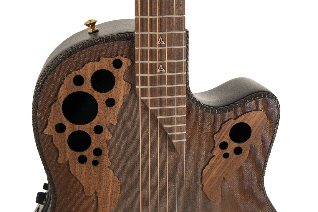 Adamas Guitarras electroacústicas 2087GT Deep Contour Cutaway - Reverse Brown Burst (2087GT-9W-G)