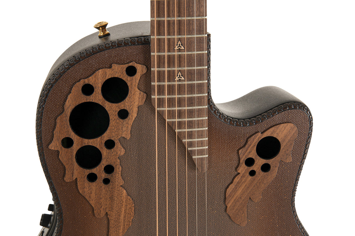 Adamas E-Acoustic Guitar 2087GT Deep Contour Cutaway - Reverse Brown Burst (2087GT-9W-G)