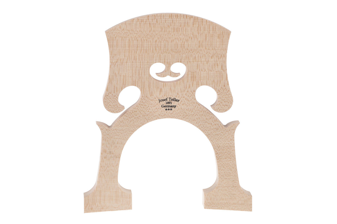 Puente para contrabajo Teller modelo belga - 3/4 (ancho de pie 155)
