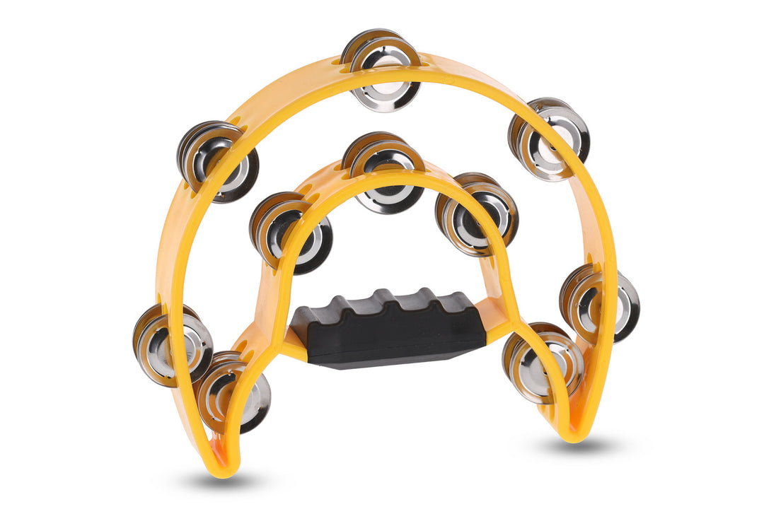 Corona de cascabeles GEWA Half moon con 20 cascabeles - Yellow