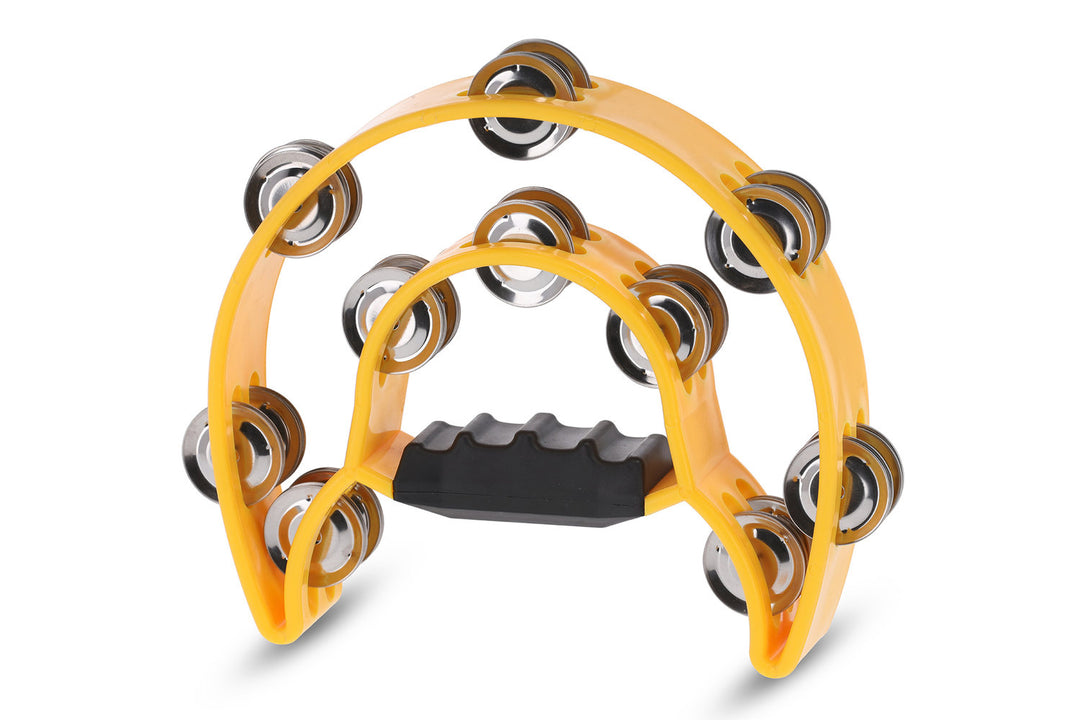 Corona de cascabeles GEWA Half moon con 20 cascabeles - Yellow