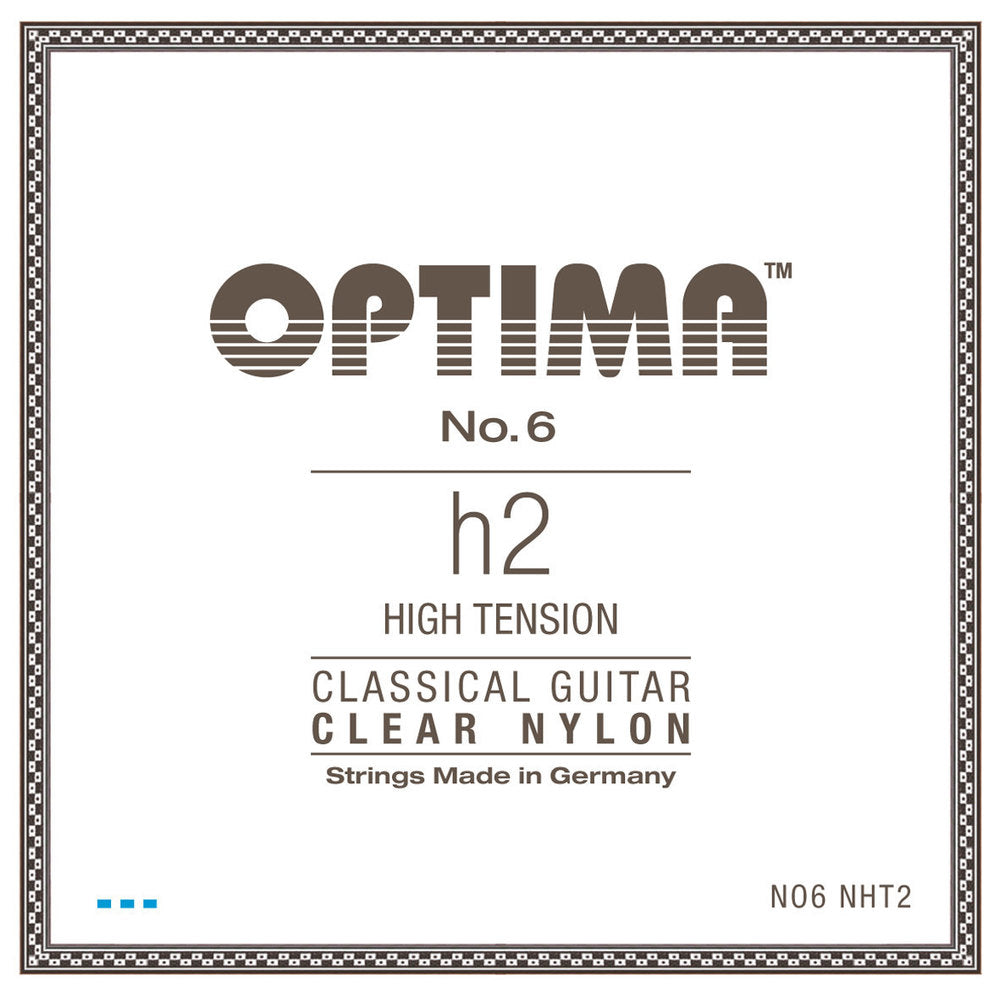 Cuerda para guitarras clásica Optima n.º 6 H/B2, nylon, high tension