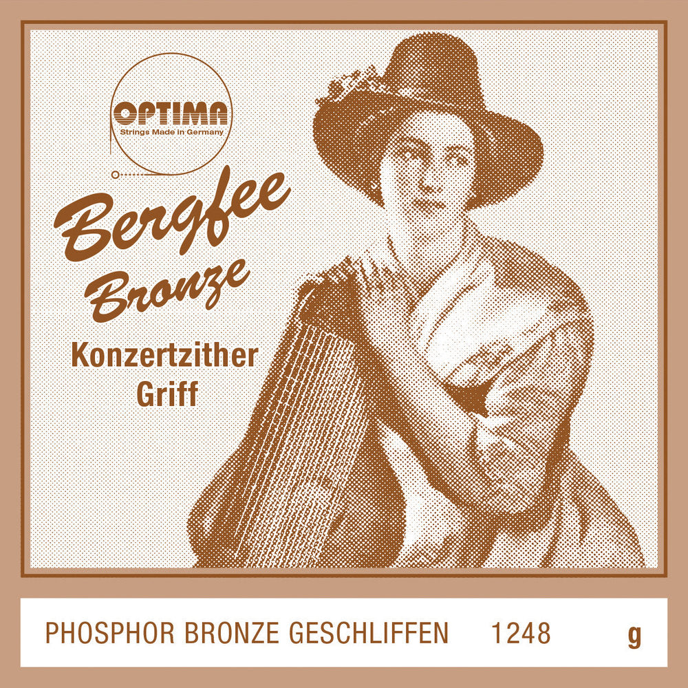 Optima Bergfee 1248 cuerda de trastes g para cítara, München, Extended