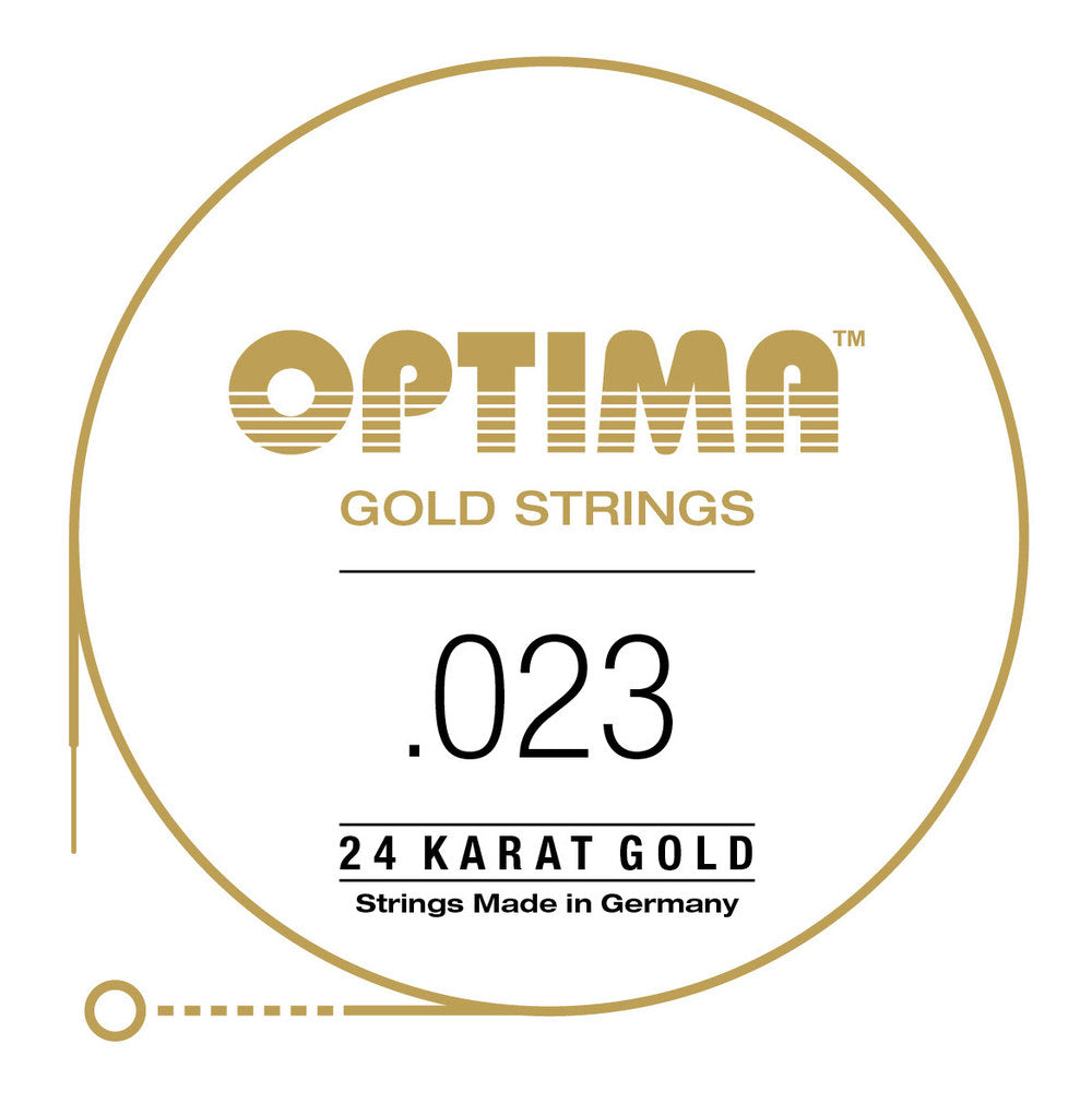 Optima Gold G3 .023w, cuerda de guitarra western, GA023