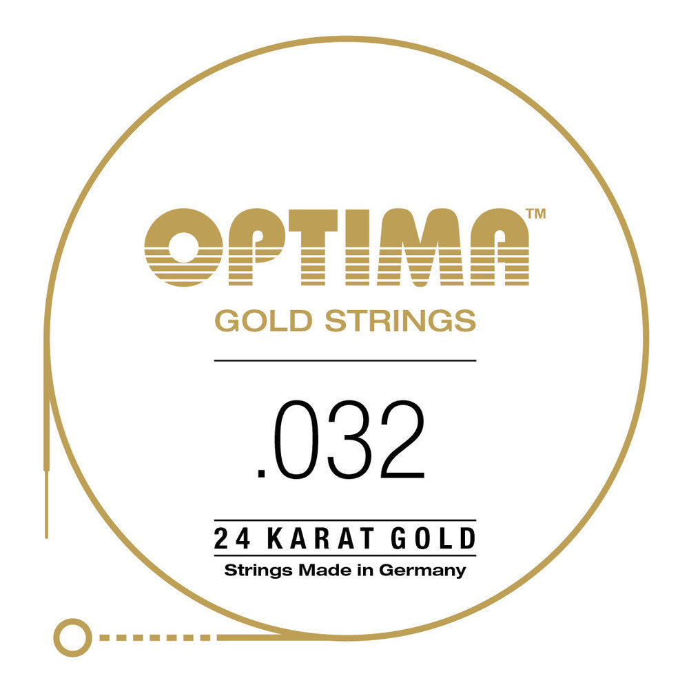 Optima Gold D4 .032w cuerda de guitarras acústicas, GA032