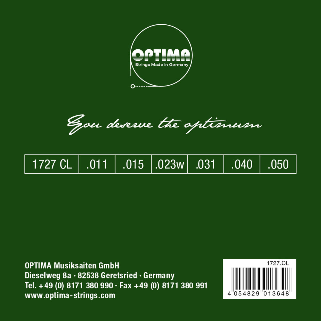 Cuerdas Optima para guitarra acústica de bronce - set Custom-light (1727CL)