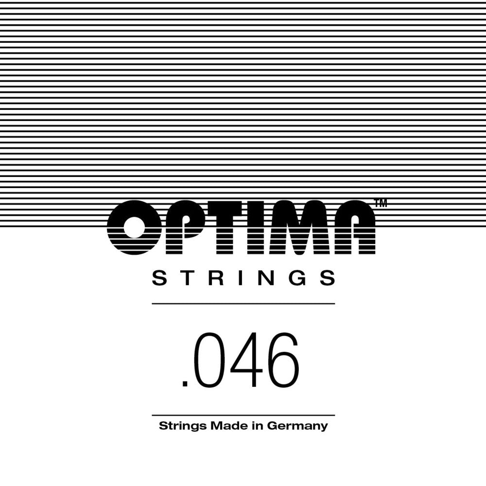 Cuerda para guitarras eléctricas Optima Chrome E6 .046w