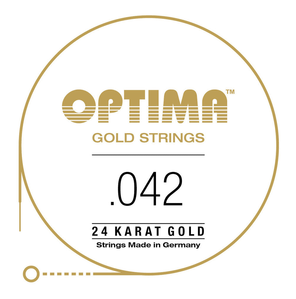 Optima Gold E6 .042w cuerda de guitarra eléctrica, GE042