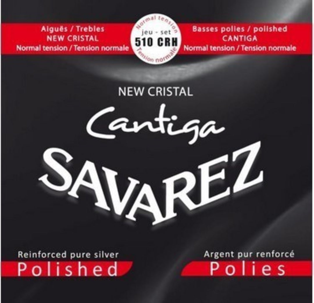 Cuerdas Savarez para guitarra clásica New Cristal Cantiga - set normal, pulidas (510CRH)