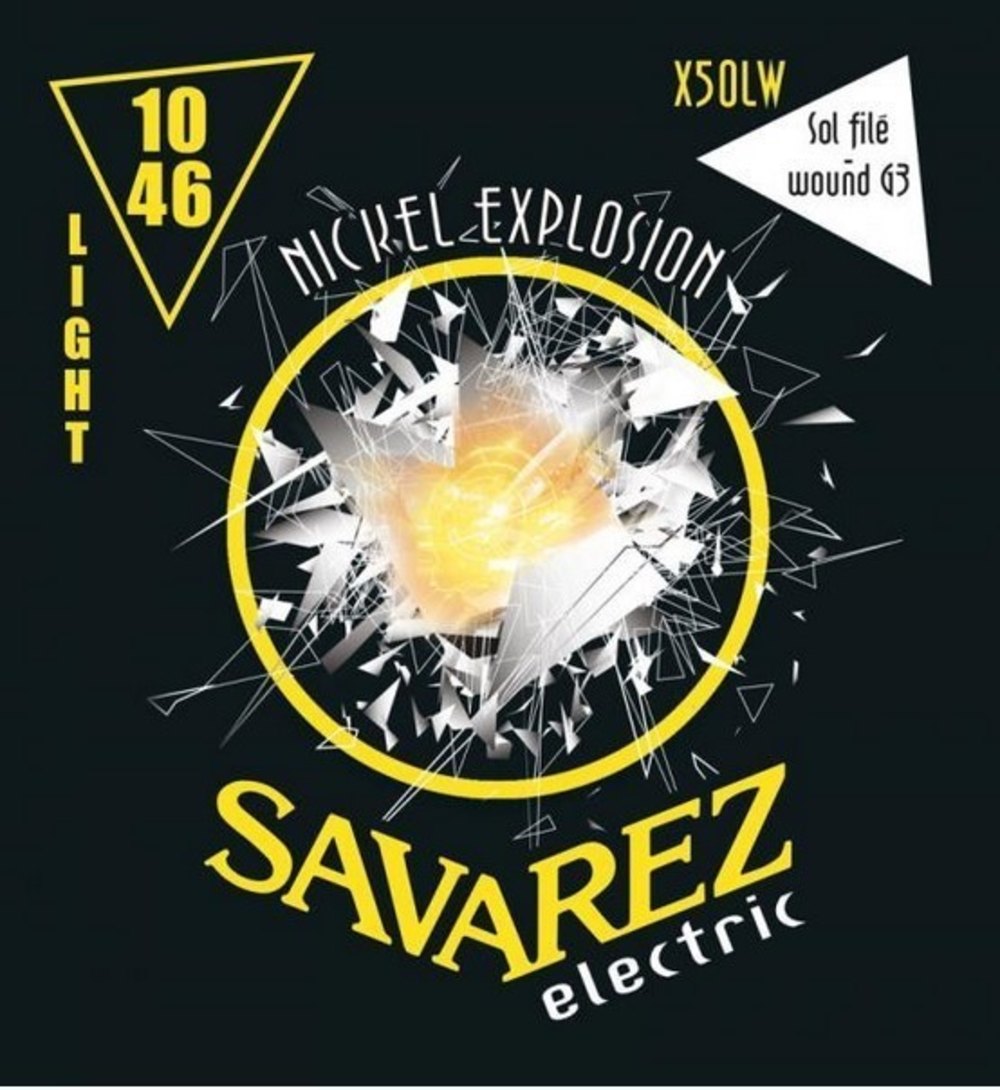 Savarez X50LW Nickel Explosion, light .010 a .046 con G entorchada
