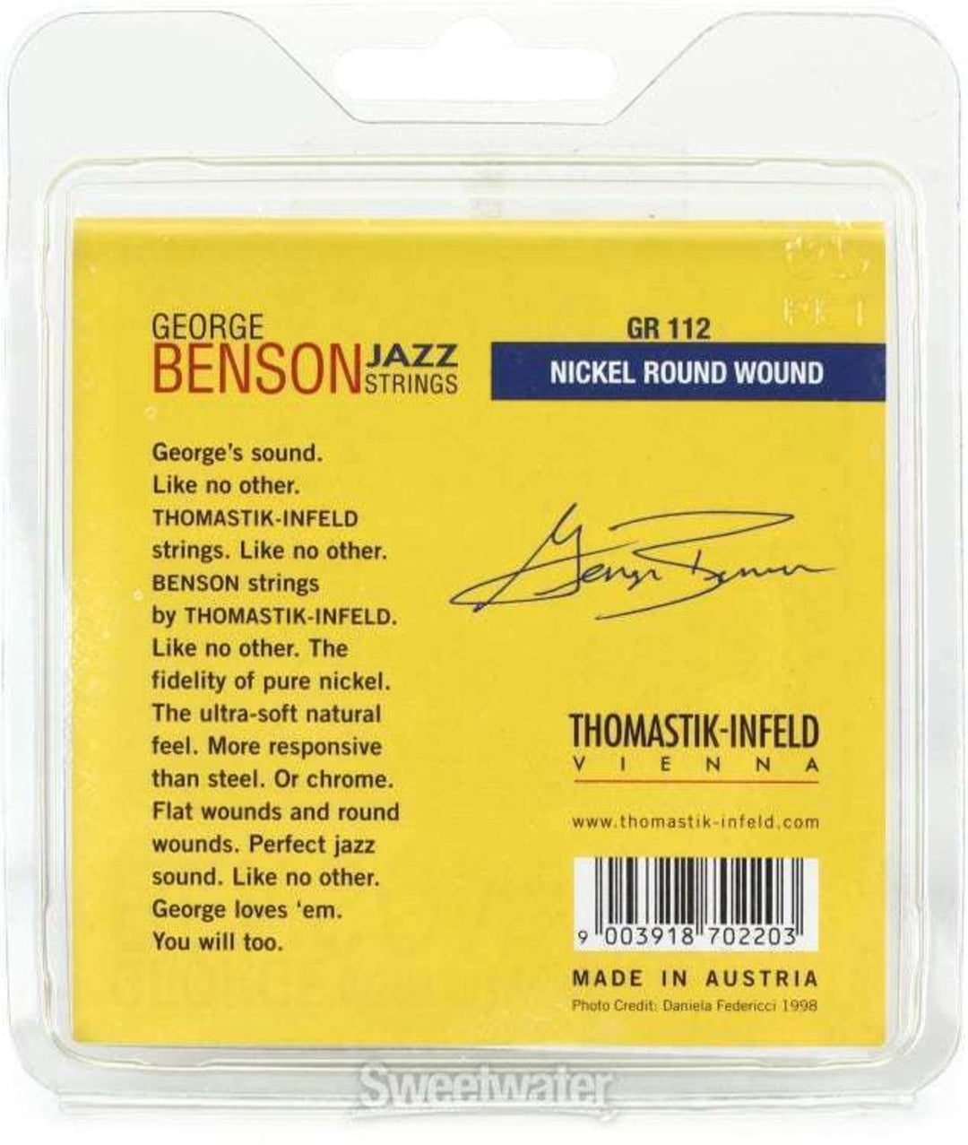 Cuerdas Thomastik-Infeld para Guitarras E George Benson Jazz Guitar - Set roundwound (GR112)