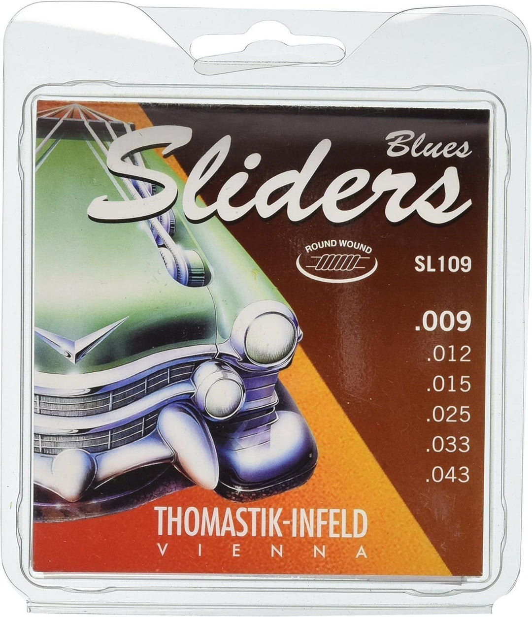 Cuerdas Thomastik-Infeld para Guitarras eléctricas Sliders Blues Series - Set 009 light (SL109)