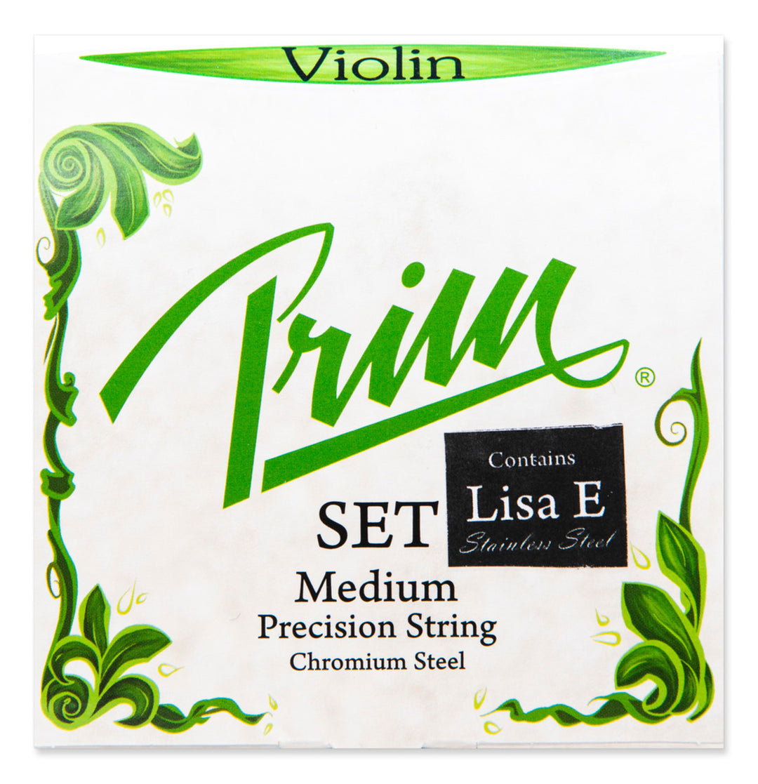 Cuerdas de Violines Prim de acero inoxidable - Set con Lisa E (Medium)