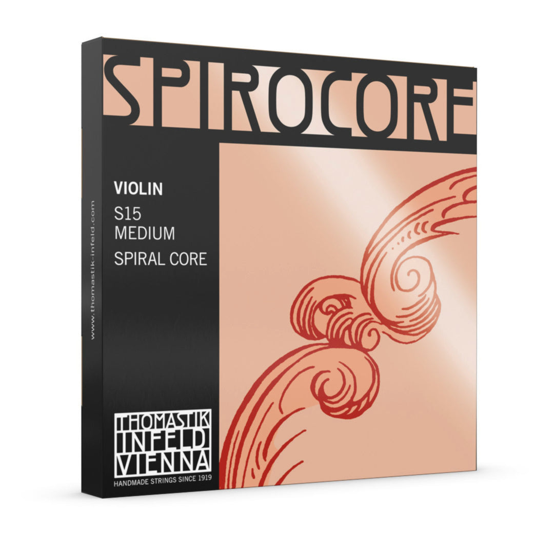 Cuerdas de Violines Thomastik-Infeld núcleo espiral Spirocore - Medium (S15A)