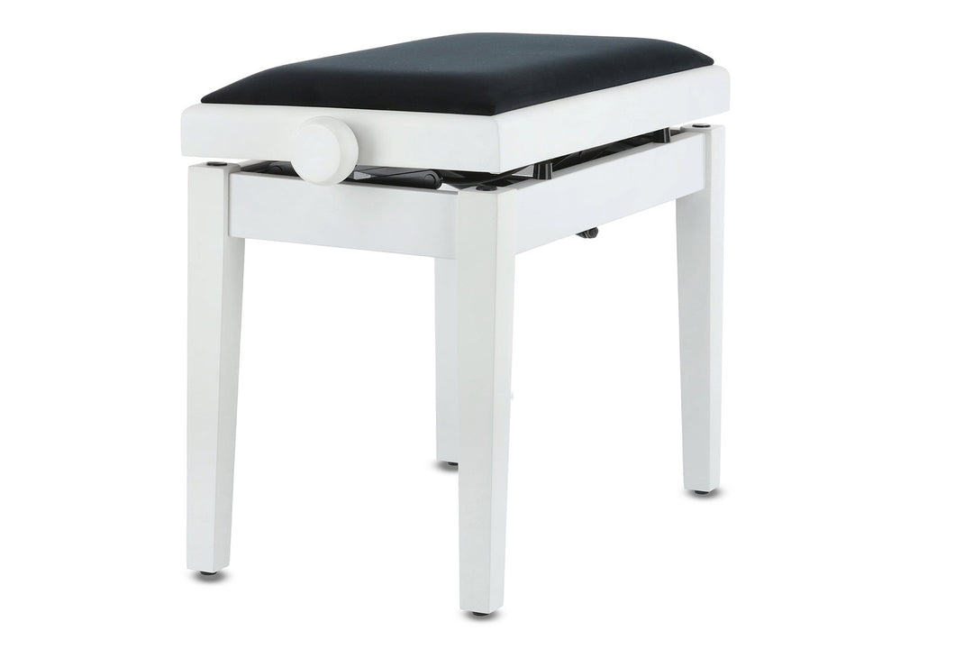 GEWA Banqueta de piano Deluxe Autolift - White mate
