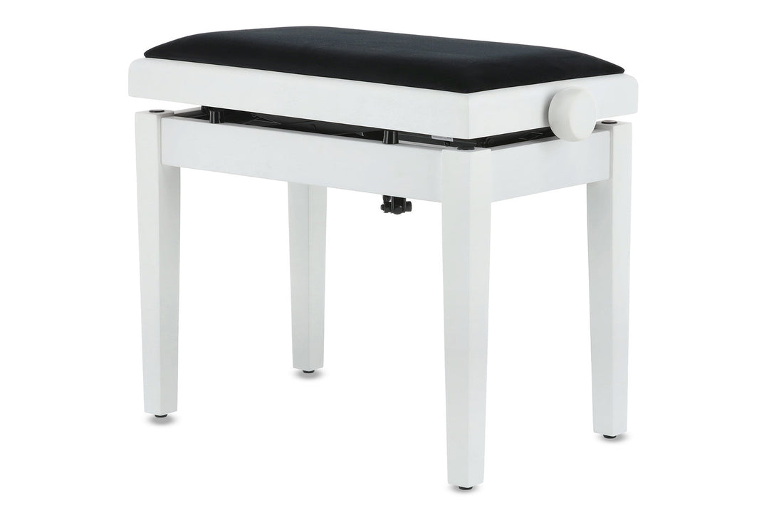 GEWA Banqueta de piano Deluxe Autolift - White mate