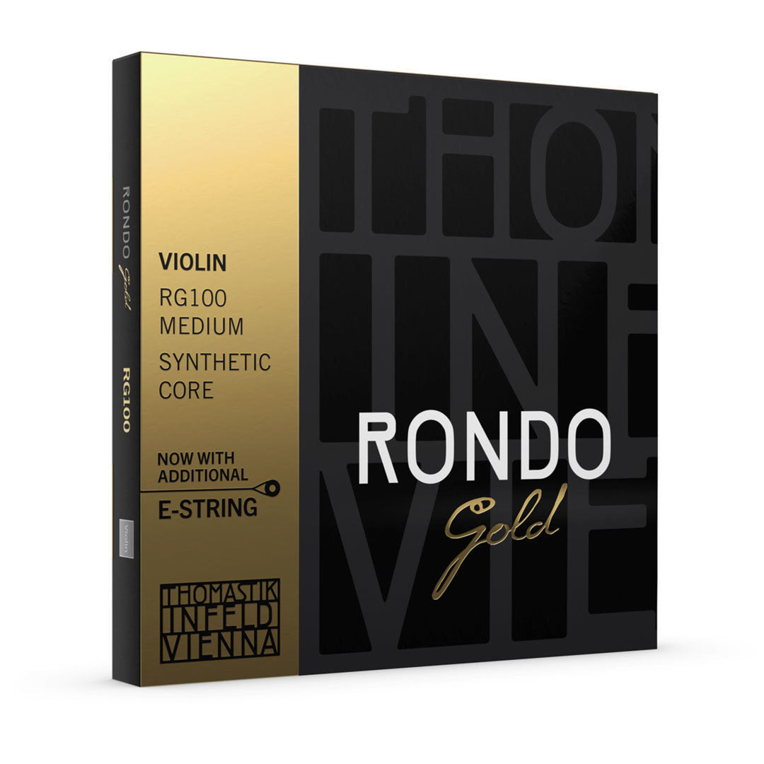 Thomastik-Infeld cuerdas de Violines Rondo Gold - Set (RG01, RG01AU, RG02, RG03A, RG04) (RG100)