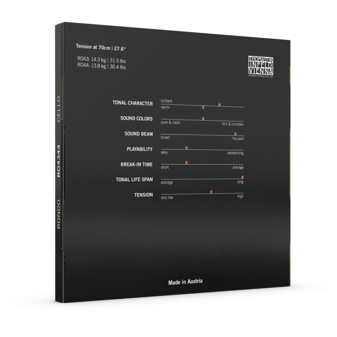 Cuerdas de Violonchelo Thomastik-Infeld Rondo - **Medio set G+C medium (4344)