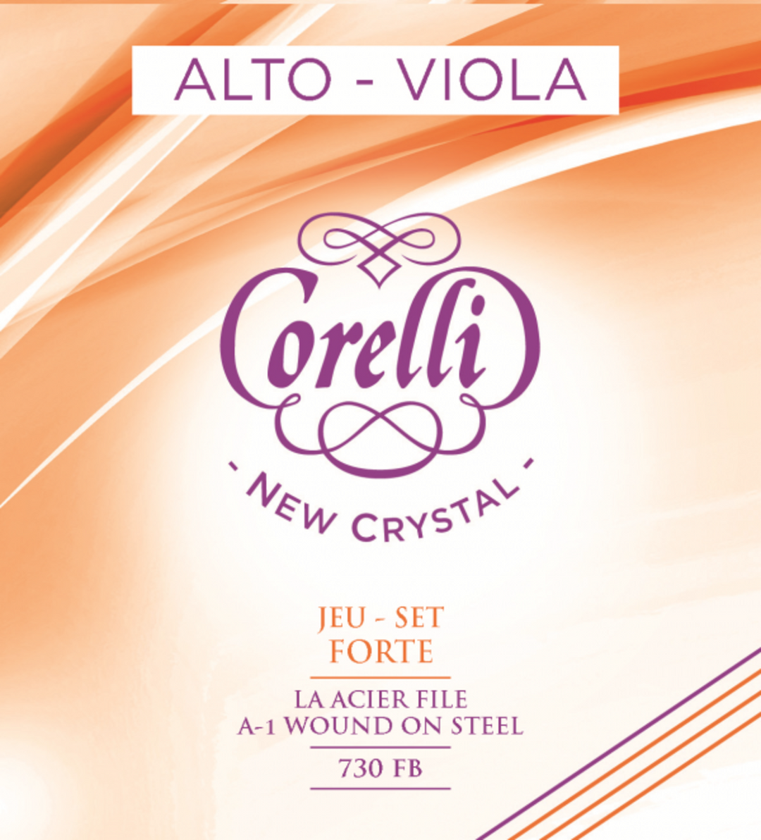 Corelli Strings para viola New Crystal - Forte (730FB)