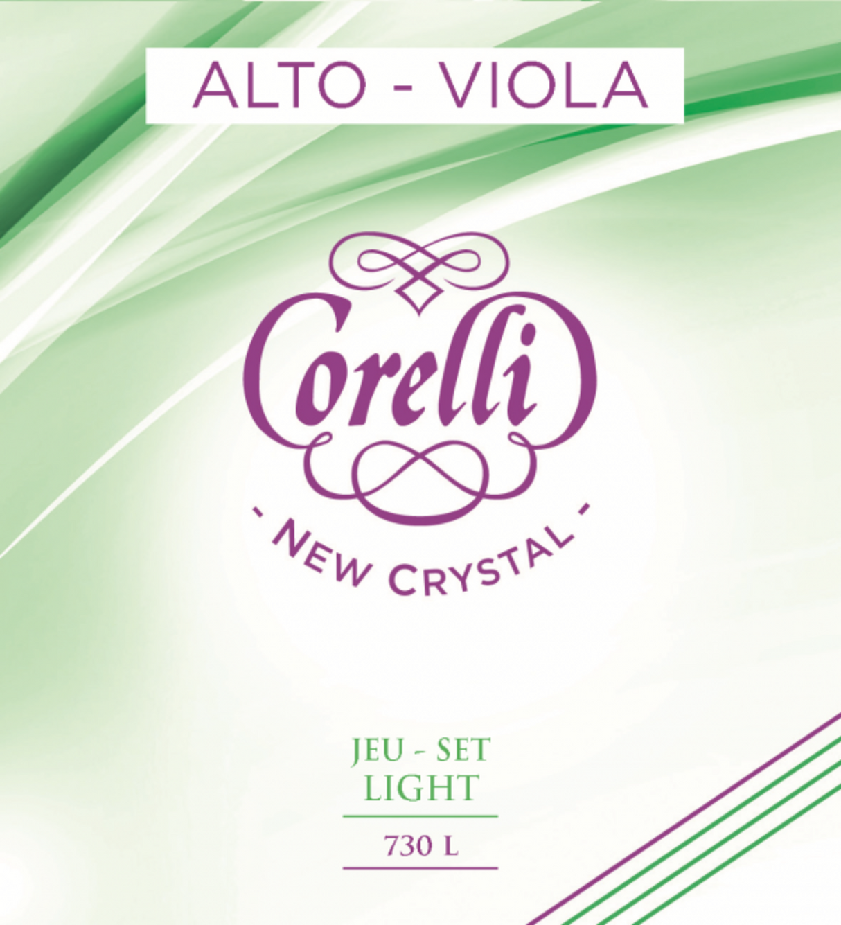 Corelli Violin strings New Crystal - Medium-light (700ML)