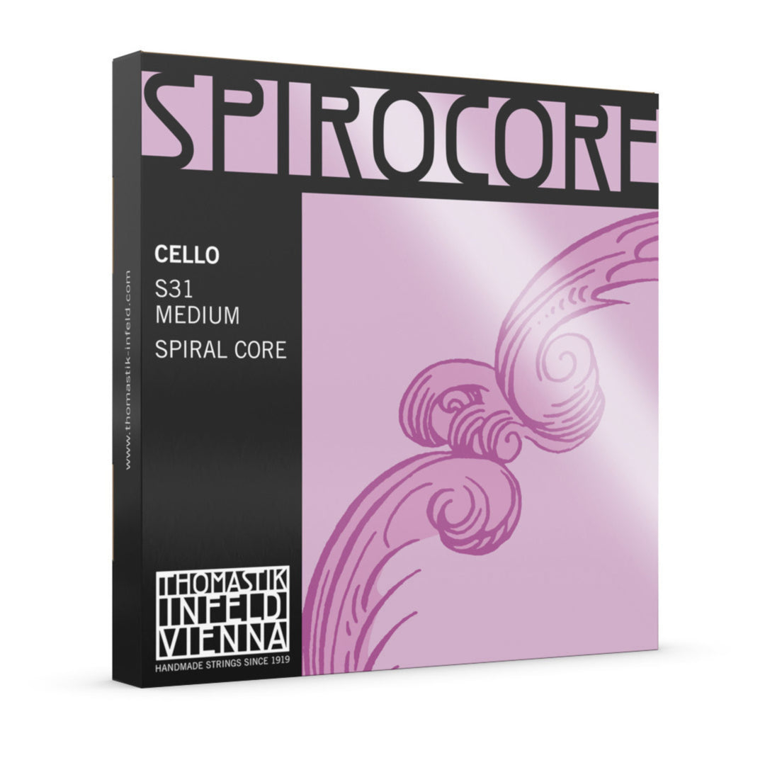 Thomastik-Infeld Strings para Violonchelo Spirocore con núcleo en espiral - Medium (S31)
